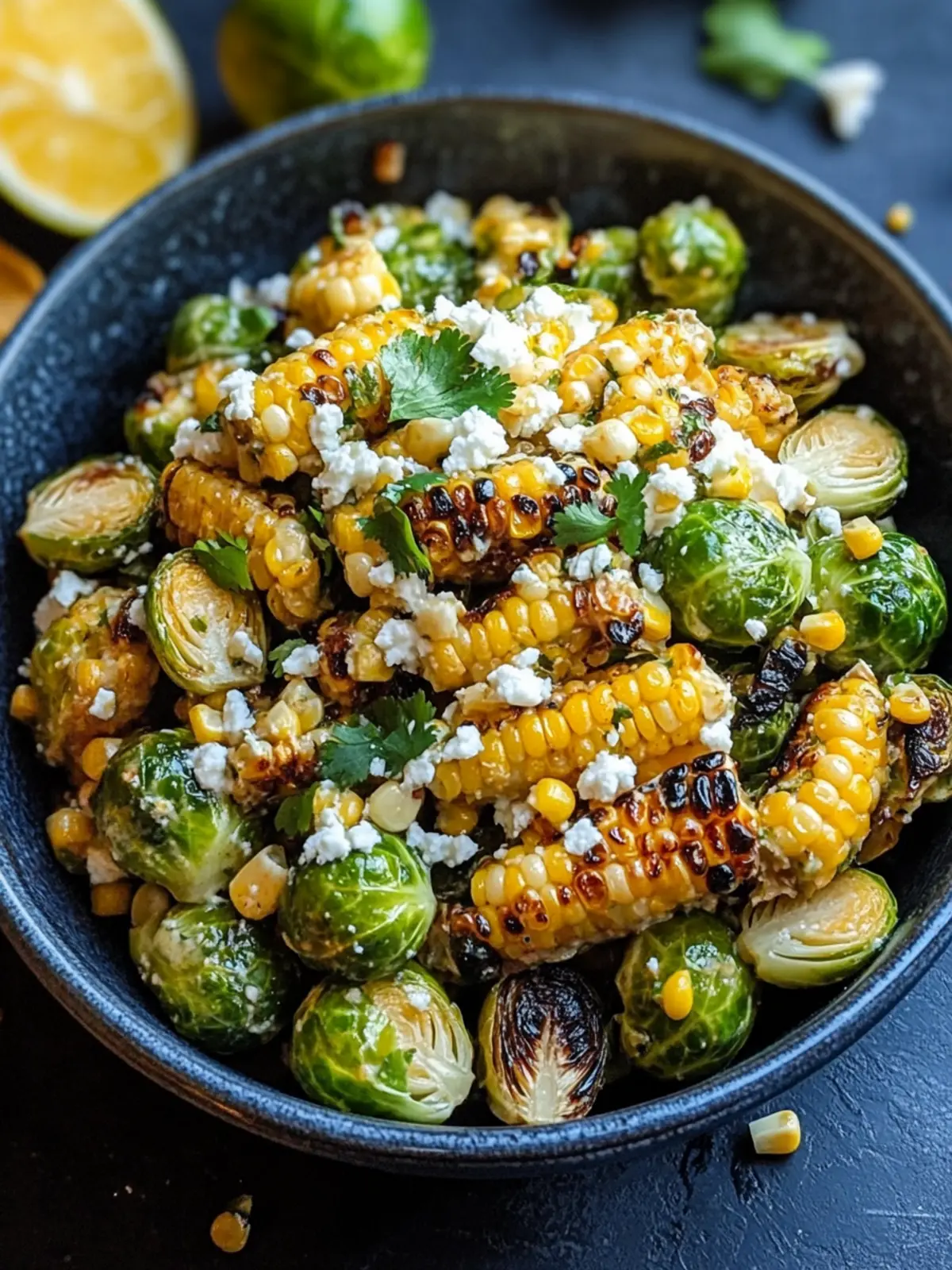 Mexican Street Corn Brussels Sprouts You’ll Crave Every Time 4 Mexican Street Corn Brussels Sprouts