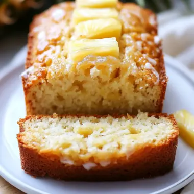 Moist Pineapple Quick Bread Recipe for Tropical Bliss 10 Pineapple Quick Bread
