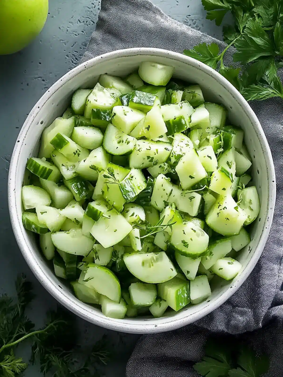 Crunchy Cucumber Celery Salad with Green Apple for Refreshing Bites 3 Crunchy Cucumber Celery Salad with Green Apple
