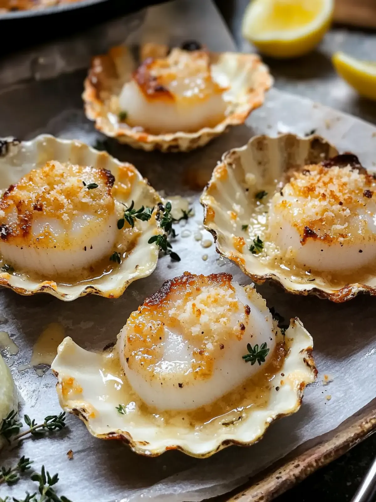 Deliciously Elegant Parmesan Baked Scallops Ready in 30 Minutes 5 Elegant Parmesan Baked Scallops