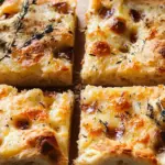 Mouthwatering Breakfast Focaccia with Sausage & Cheddar 13 Breakfast Focaccia