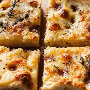 Mouthwatering Breakfast Focaccia with Sausage & Cheddar 10 Breakfast Focaccia