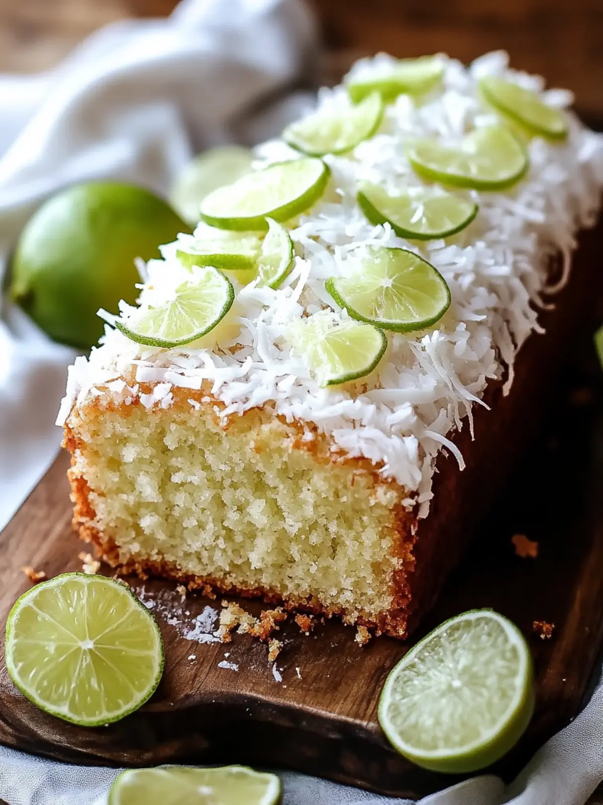 Delicious Coconut Lime Loaf Cake for a Tropical Escape 2 Delicious Coconut Lime Loaf Cake