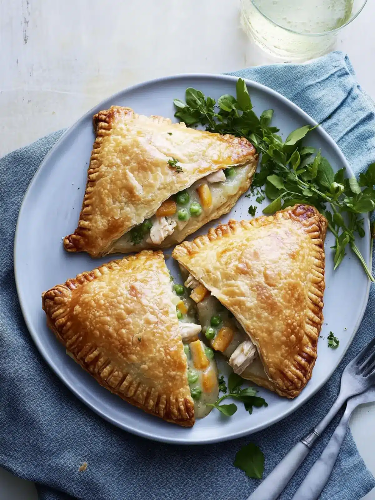 Savory Chicken Pot Pie Turnovers for Cozy Comfort Nights 4 Chicken Pot Pie Turnovers
