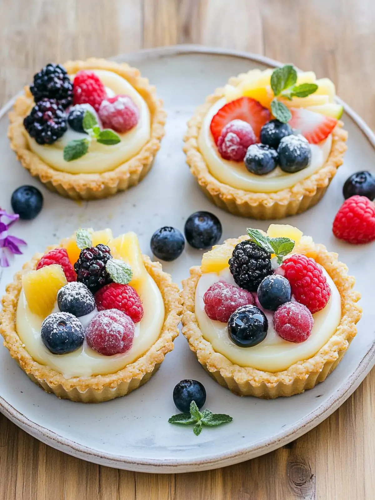 Easy Sugar Cookie Fruit Tarts for a Bright Spring Treat 4 Easy Sugar Cookie Fruit Tarts