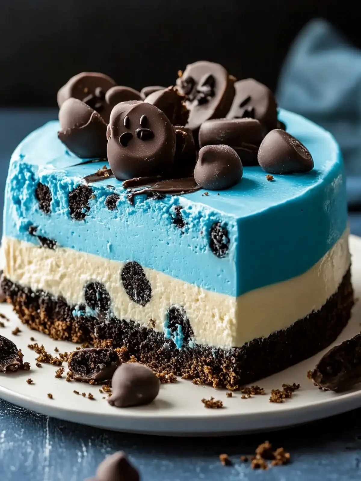 Cookie Monster Cheesecake: The Ultimate Dessert Delight 4 Cookie Monster Cheesecake