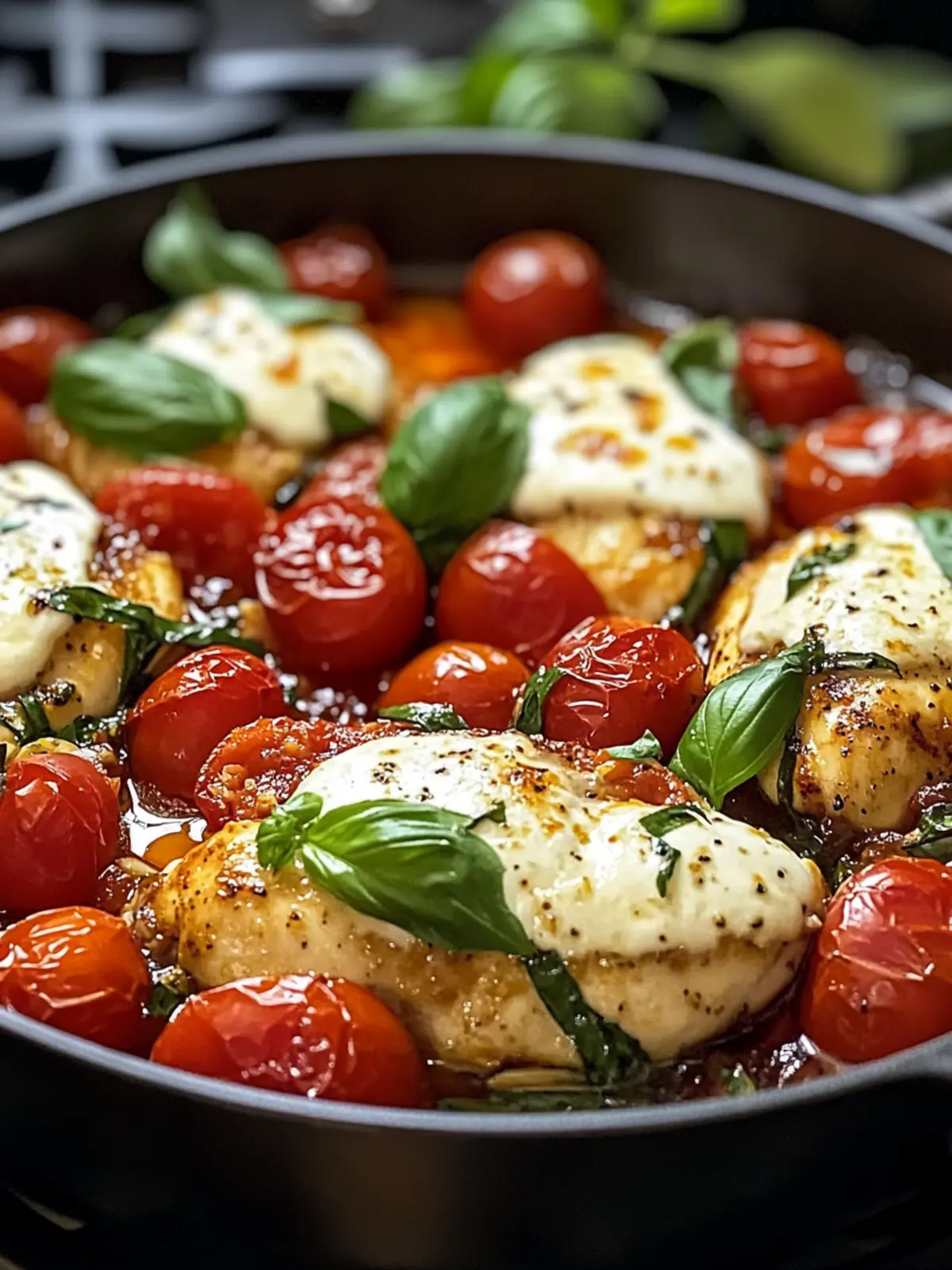 Garlic Tomato Chicken with Mozzarella for Busy Weeknights 3 Garlic Tomato Chicken with Mozzarella