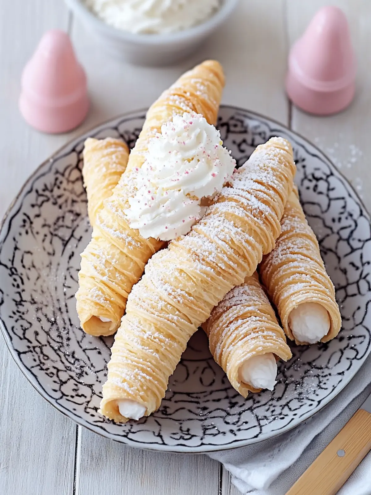 Irresistible Mom's Cream Horns with Customizable Fillings 4 Mom’s Cream Horns