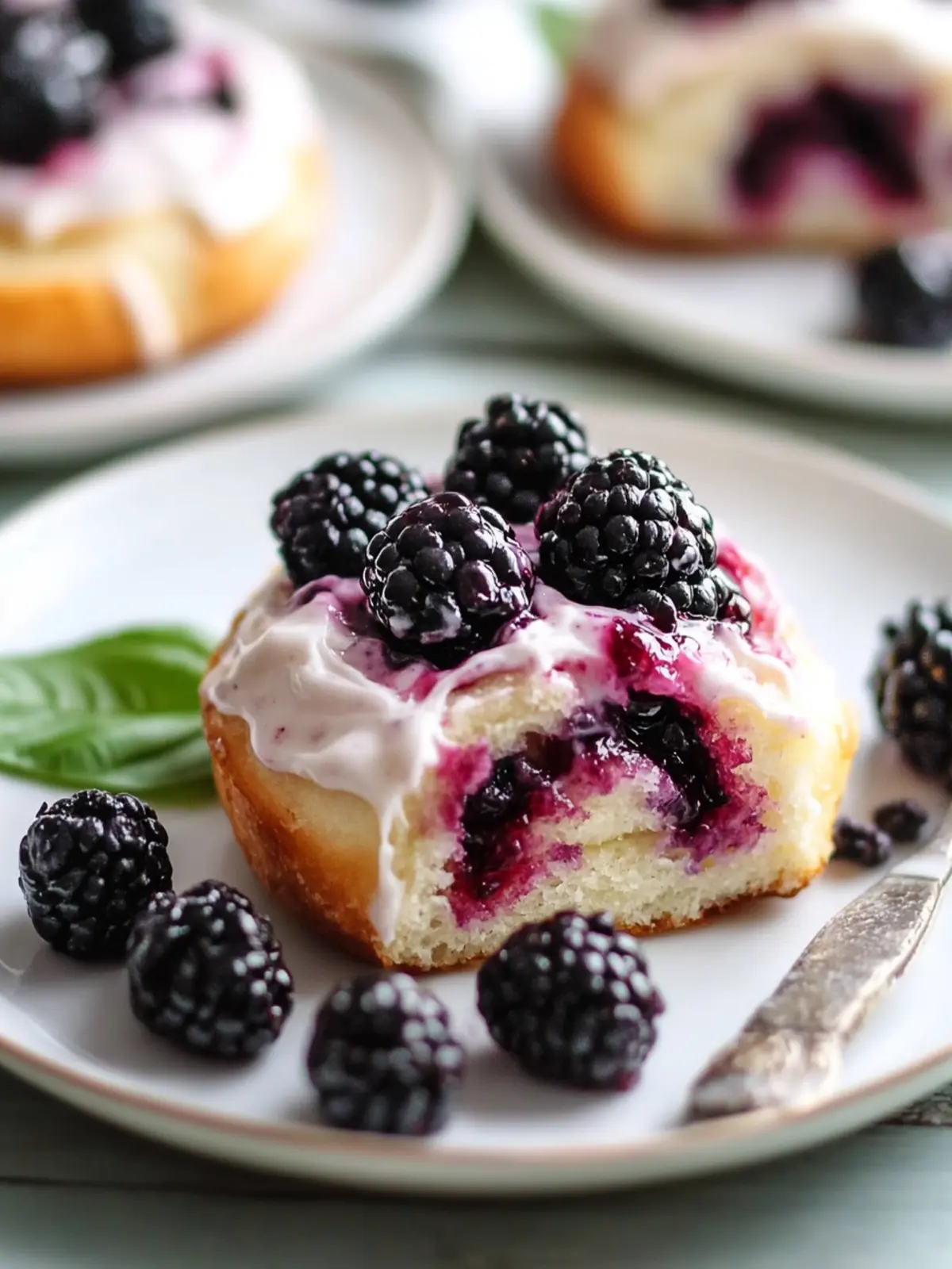 Delicious Blackberry Sweet Rolls with Cream Cheese Frosting Magic 5 Delicious Blackberry Sweet Rolls with Cream Cheese Frosting Magic