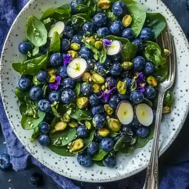 Fresh Blueberry Pistachio Spring Salad for a Vibrant Meal 9 Blueberry Pistachio Spring Salad