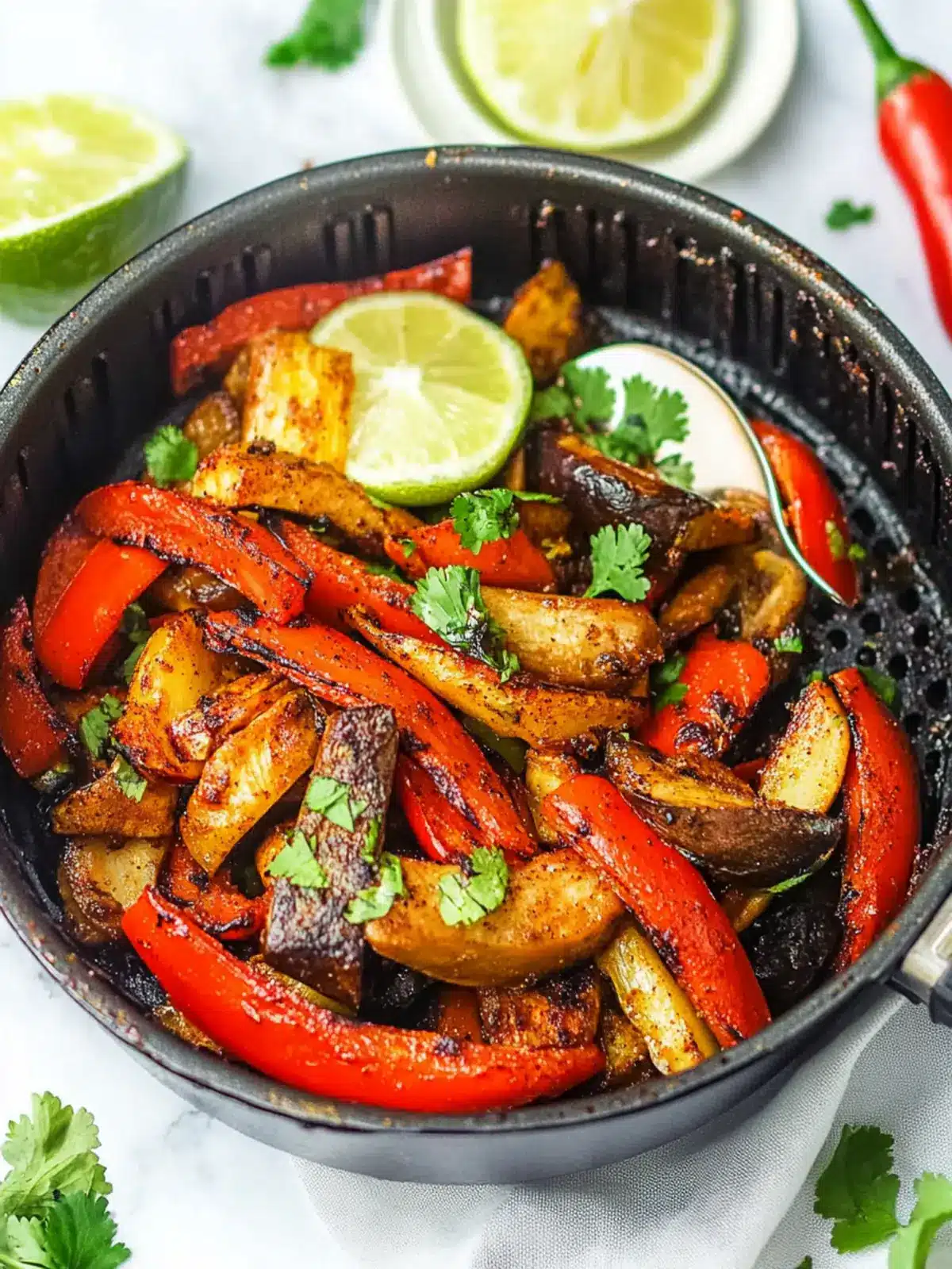 Air Fryer Fajita Veggies – Bold Flavor in Just 25 Minutes 5 Air Fryer Fajita Veggies