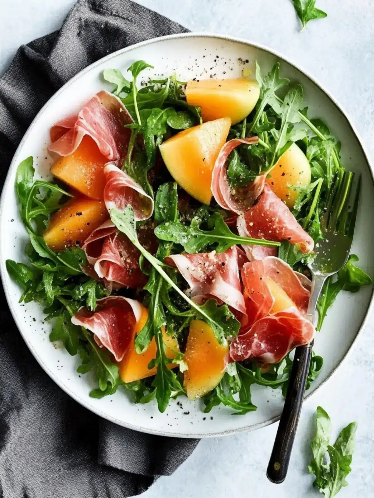 Arugula, Melon and Prosciutto Salad: Your Fresh Summer Delight 5 Arugula, Melon and Prosciutto Salad