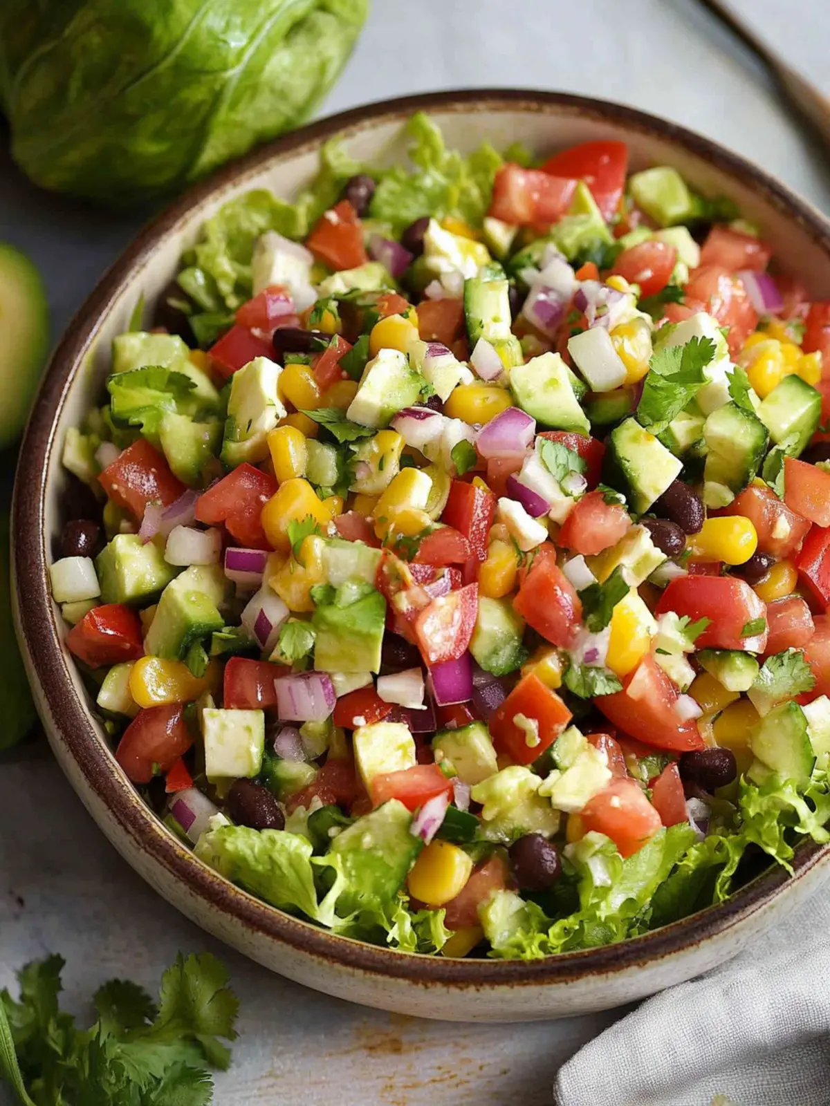 Zesty Mexican Chopped Salad for a Fresh Flavor Boost 2 Mexican Chopped Salad