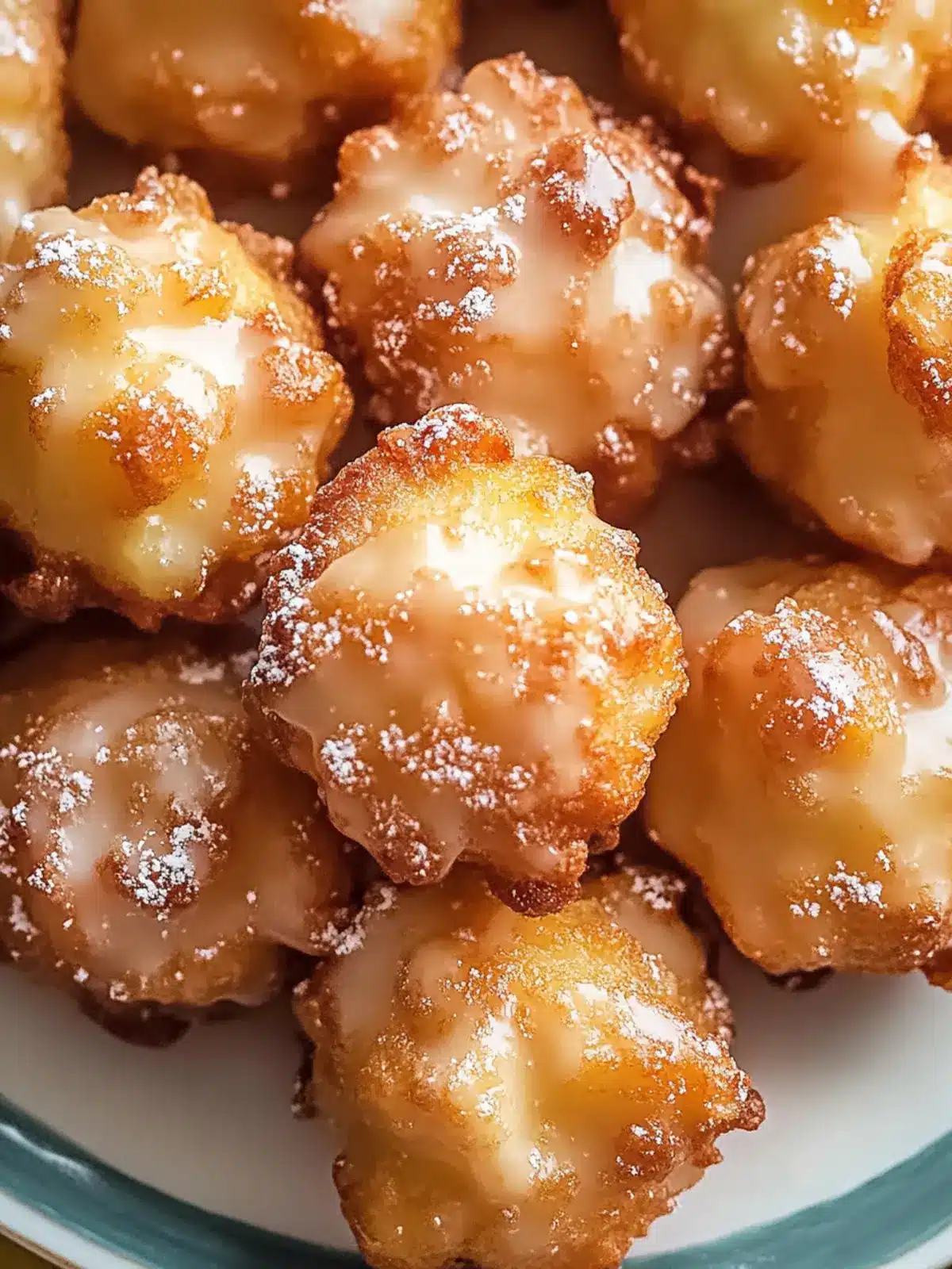 Fluffy Apple Fritter Bites with Irresistible Glaze 2 Apple Fritter Bites