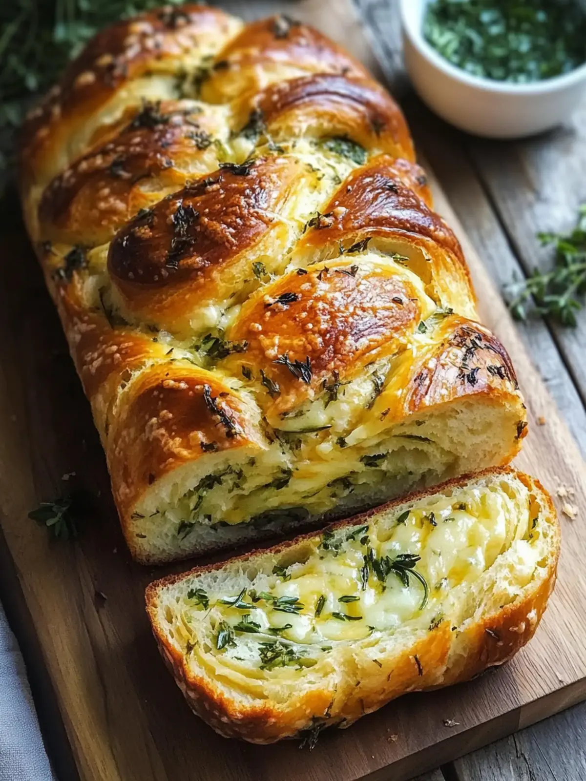 Swirled Garlic Herb and Cheese Bread for Cozy Evenings 3 Swirled Garlic Herb and Cheese Bread