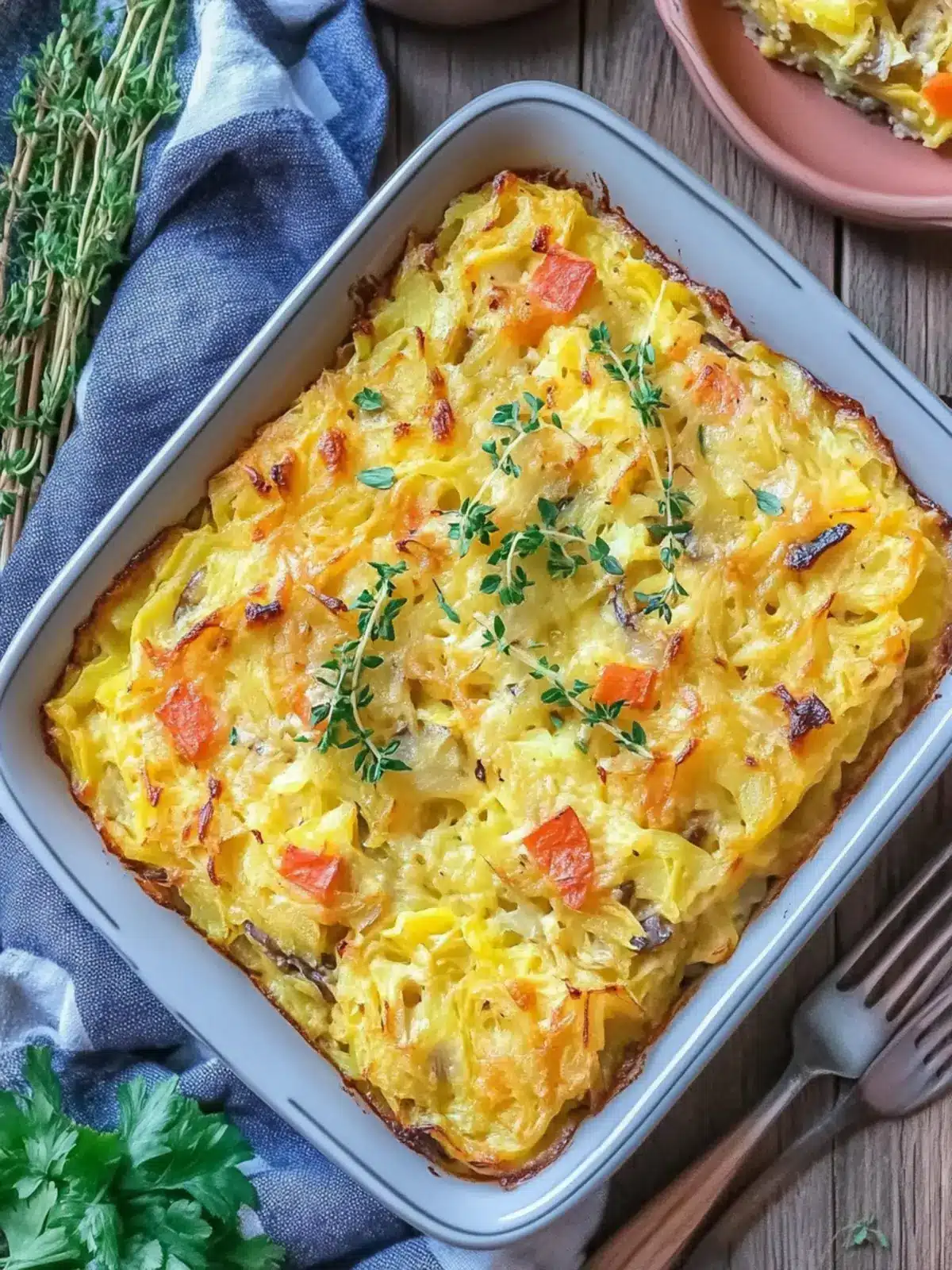Savory Vegan Breakfast Casserole with Hash Browns Delight 4 Vegan Breakfast Casserole with Hash Browns