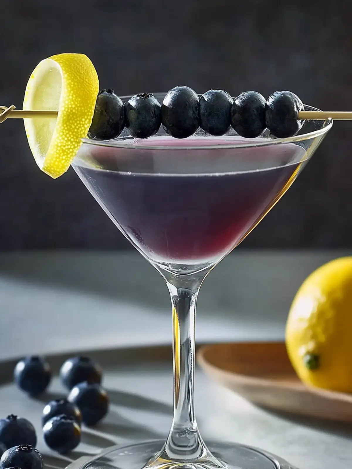 Zesty Lemon-Blueberry Martini for a Vibrant Spring Sip 3 Lemon-Blueberry Martini