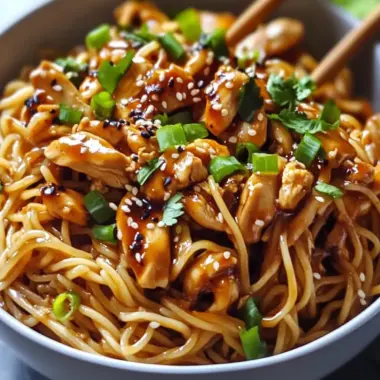 Sticky Garlic Chicken Noodles Recipe for a Cozy Dinner Night 10 Sticky Garlic Chicken Noodles Recipe