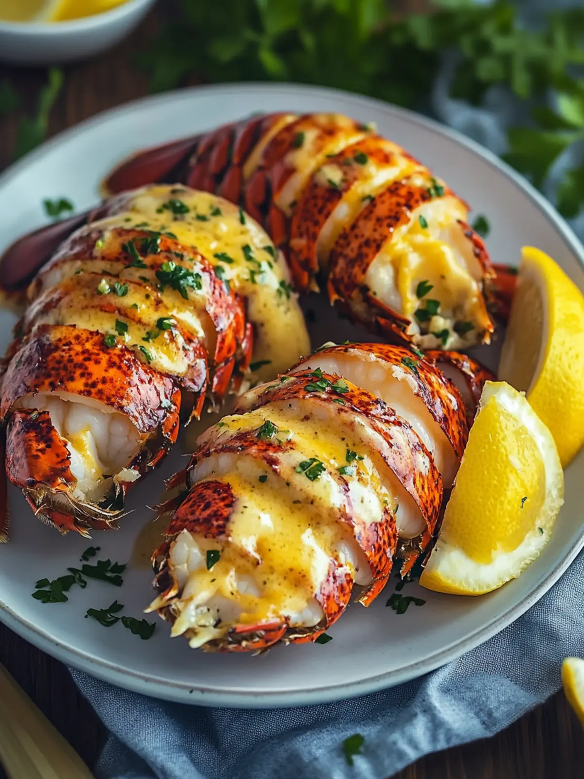 Savory Lobster Tail with Garlic Butter for a Gourmet Feast 5 Lobster Tail with Garlic Butter