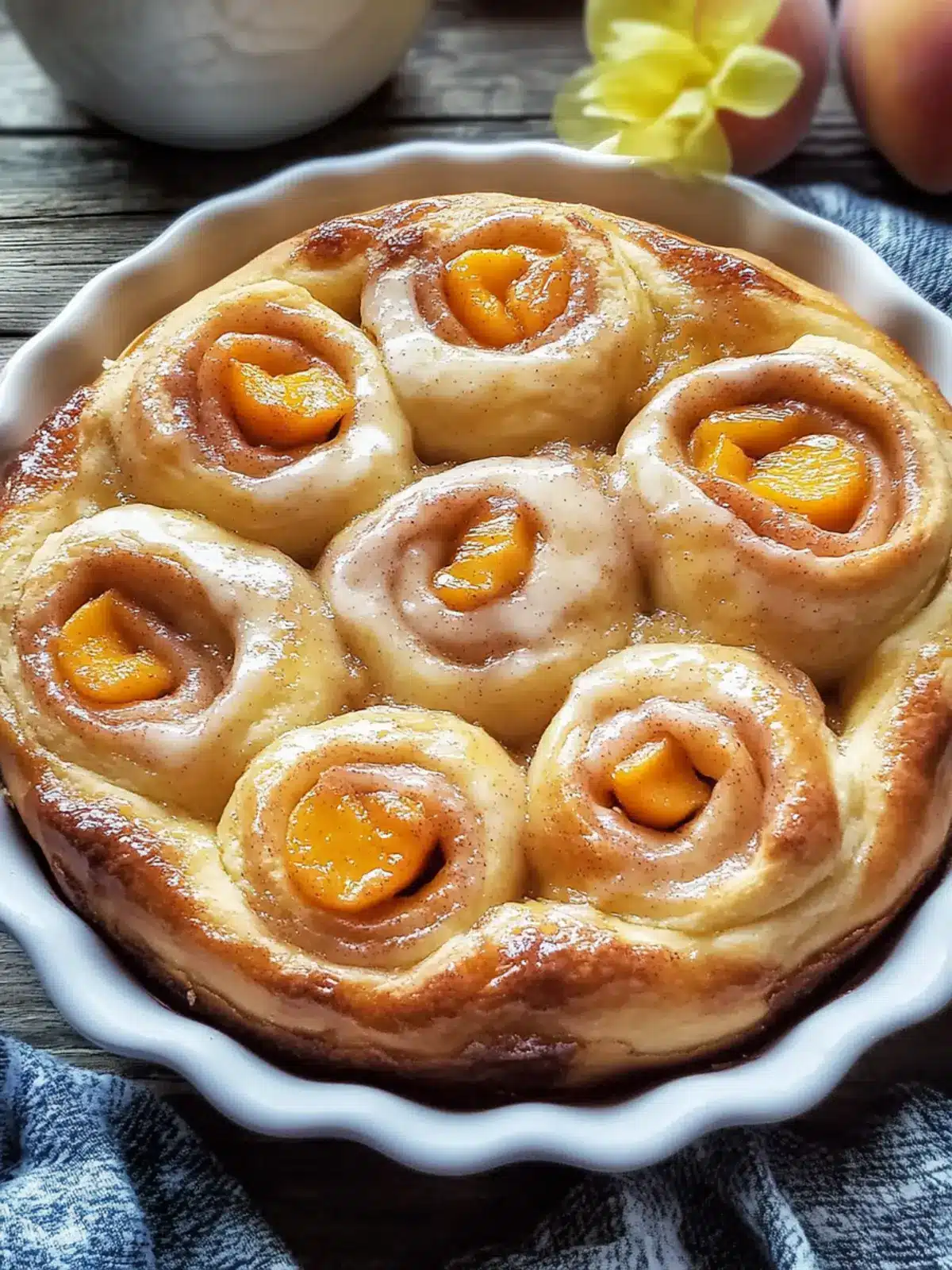 Peach Pie Cinnamon Rolls: Your New Favorite Morning Treat 5 Peach Pie Cinnamon Rolls