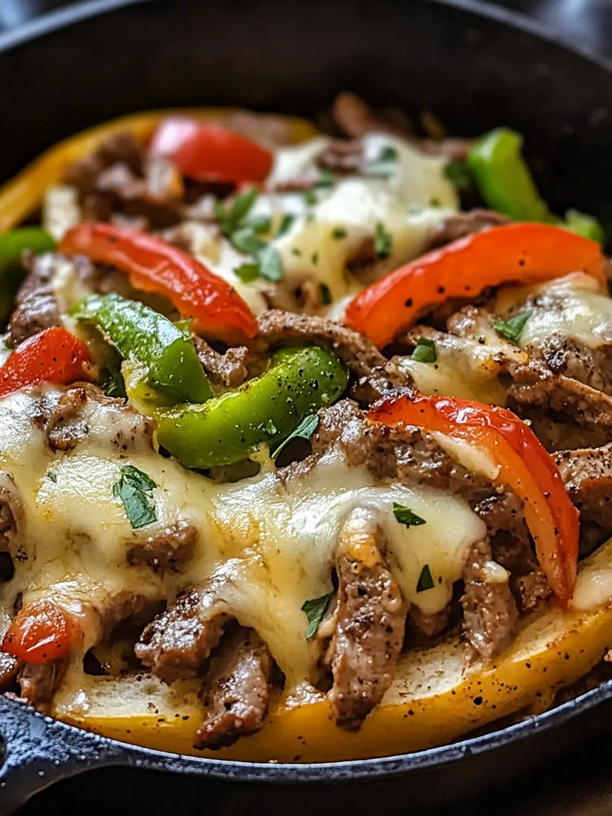 Dairy-Free Philly Cheesesteak Skillet in 30 Minutes 2 Philly Cheesesteak Skillet