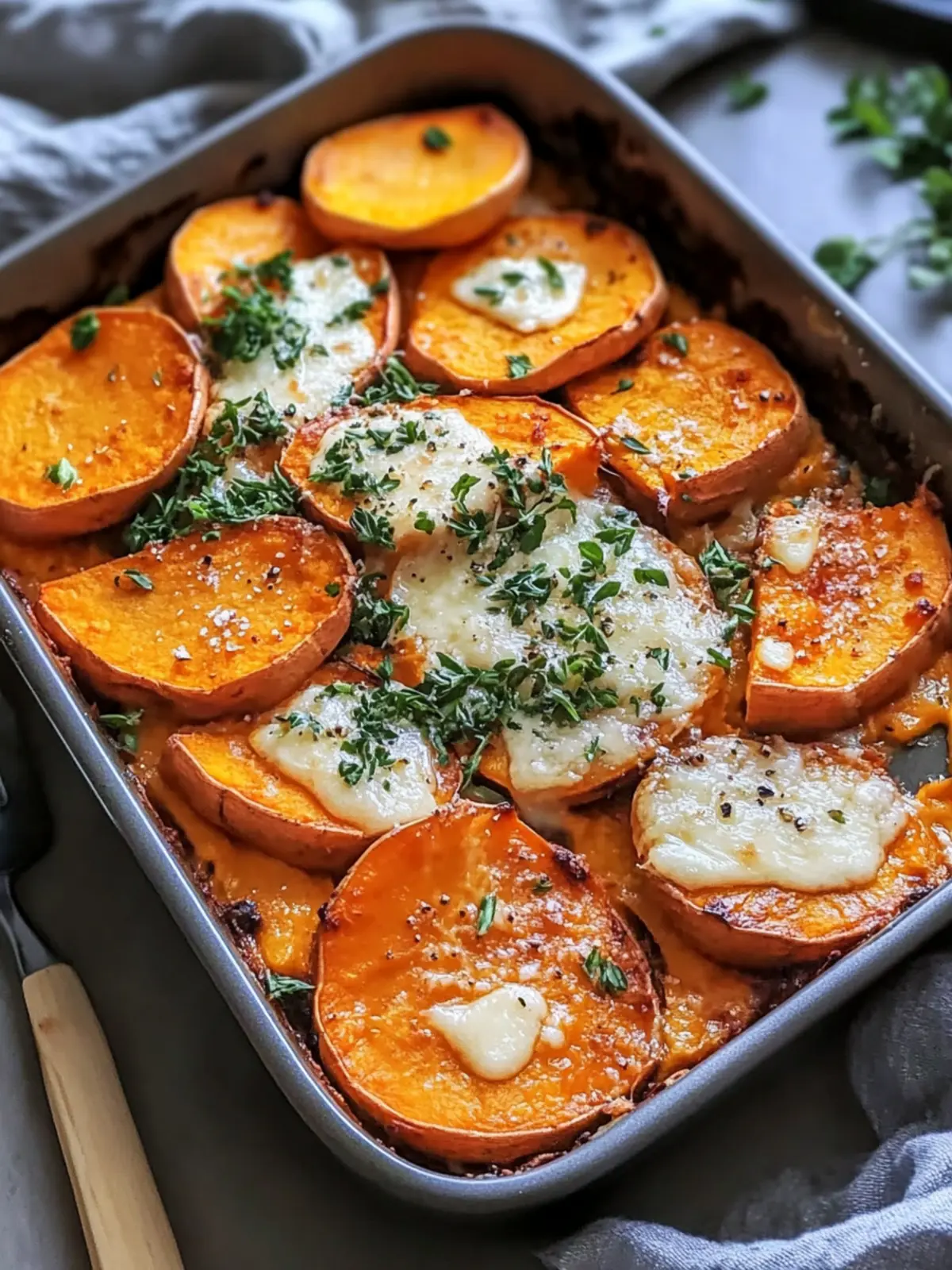 Irresistible Homemade Garlic Butter Sweet Potato Bake Delight 4 Homemade Garlic Butter Sweet Potato Bake