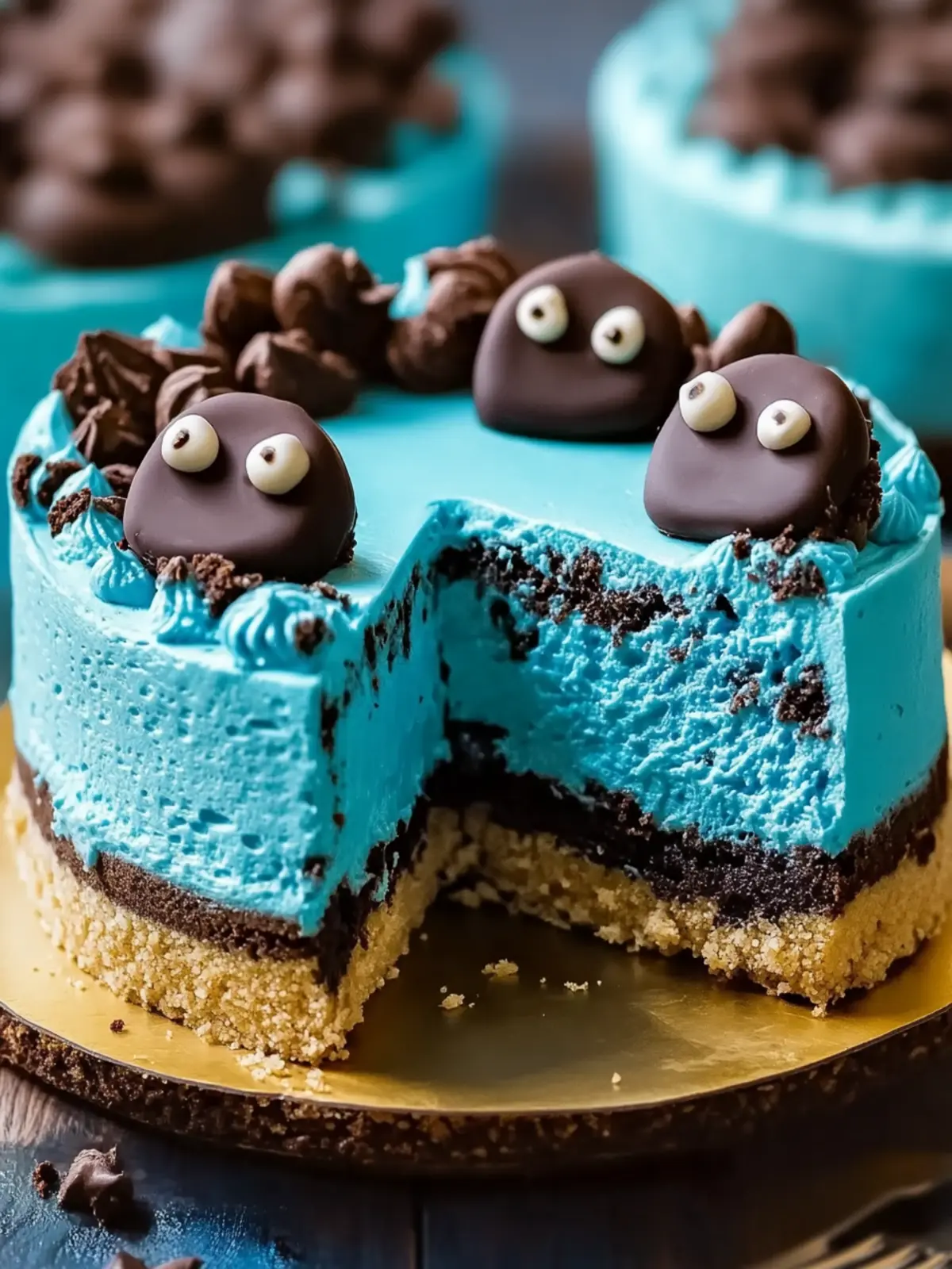 Cookie Monster Cheesecake: The Ultimate Dessert Delight 3 Cookie Monster Cheesecake