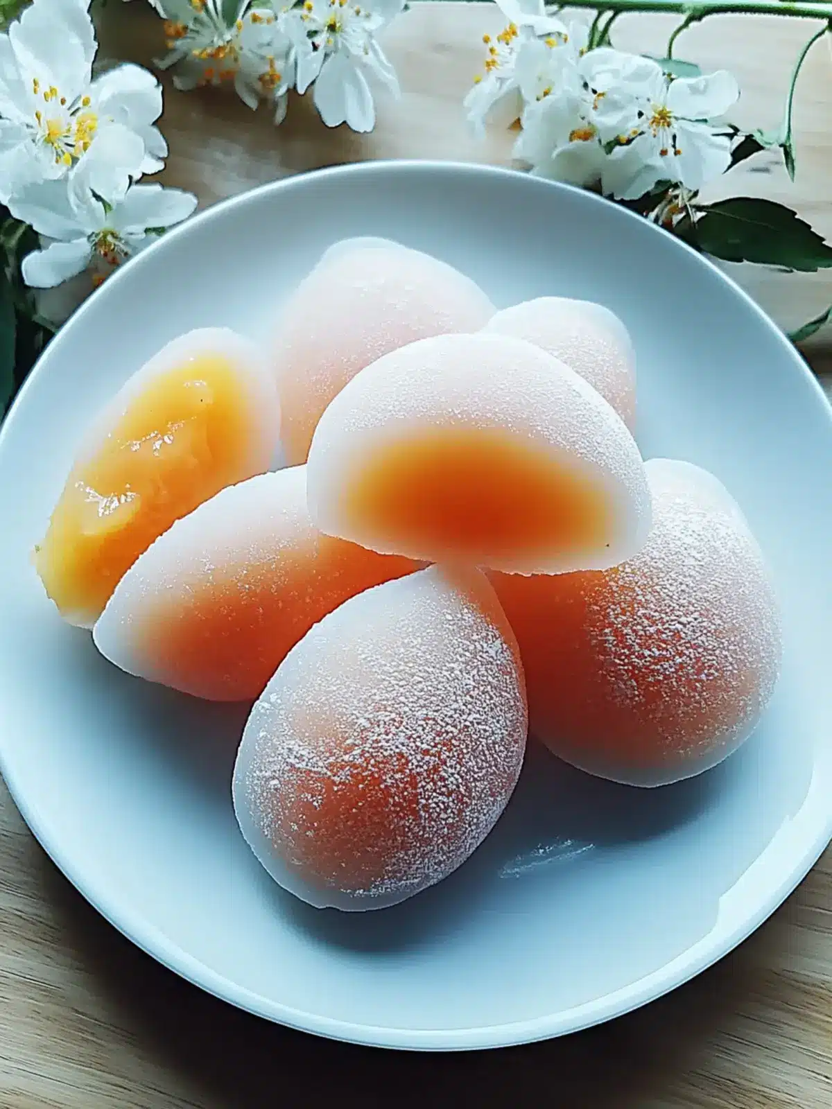 Whole Peach Mochi: The Perfect Treat for Summer Fun 2 Whole Peach Mochi