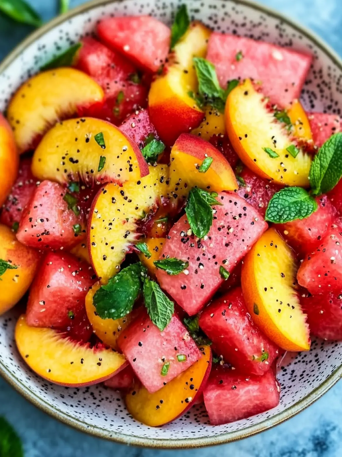 Delicious Easy Summer Peach Watermelon Salad You’ll Love 4 Easy Summer Peach Watermelon Salad