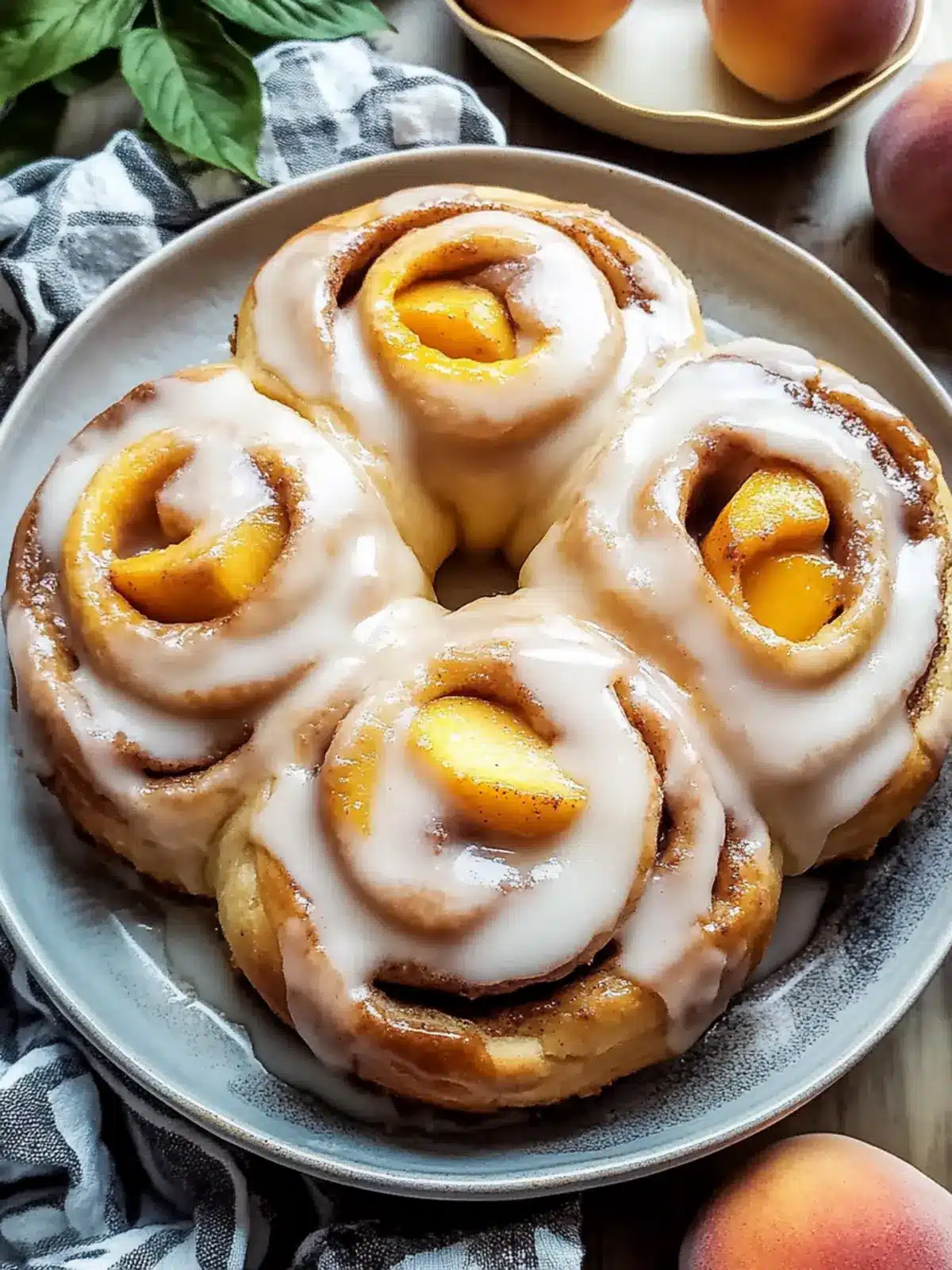 Peach Pie Cinnamon Rolls: Your New Favorite Morning Treat 4 Peach Pie Cinnamon Rolls