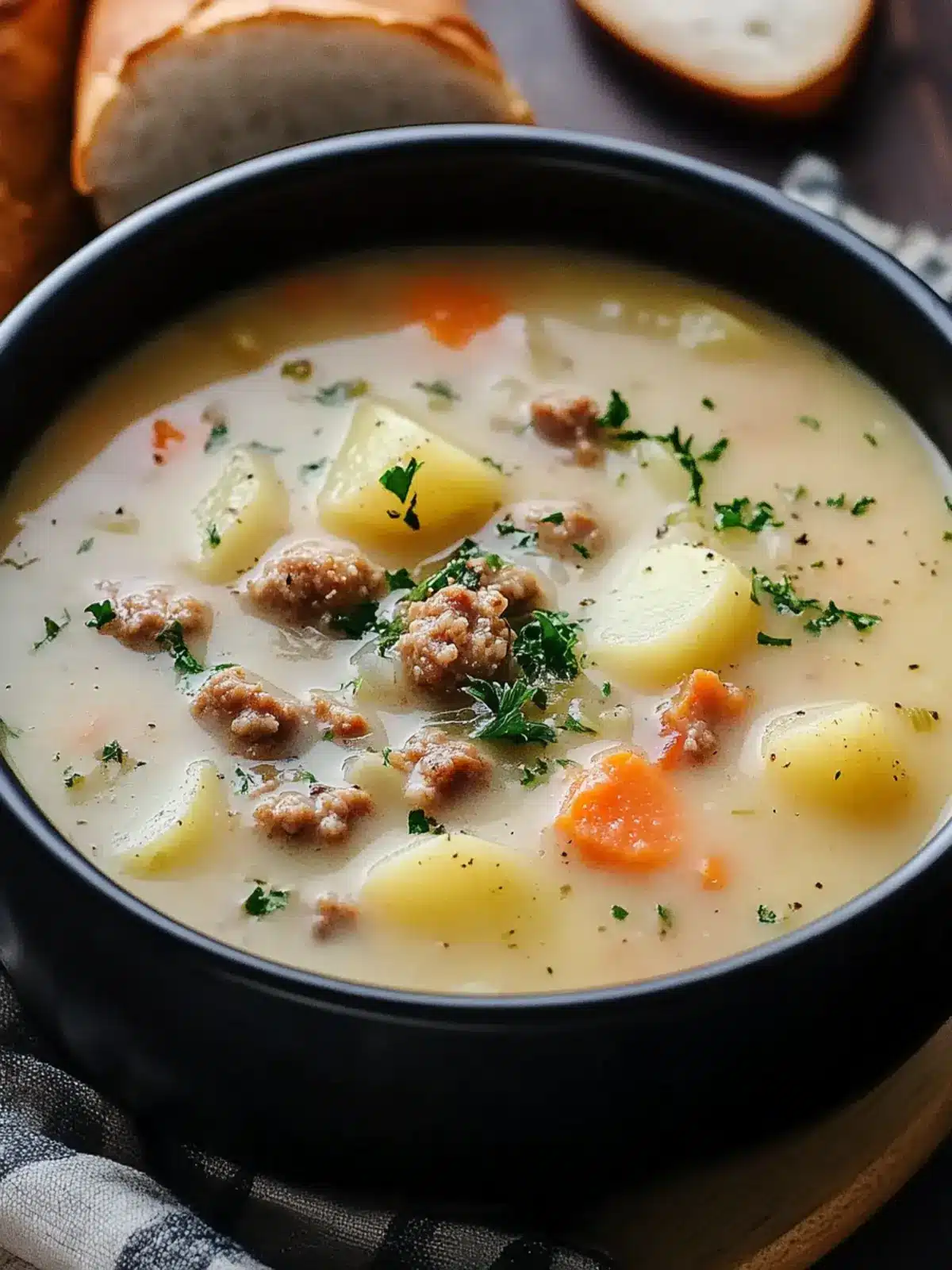 Savor Comfort with Creamy Sausage Potato Soup Tonight 4 Sausage Potato Soup