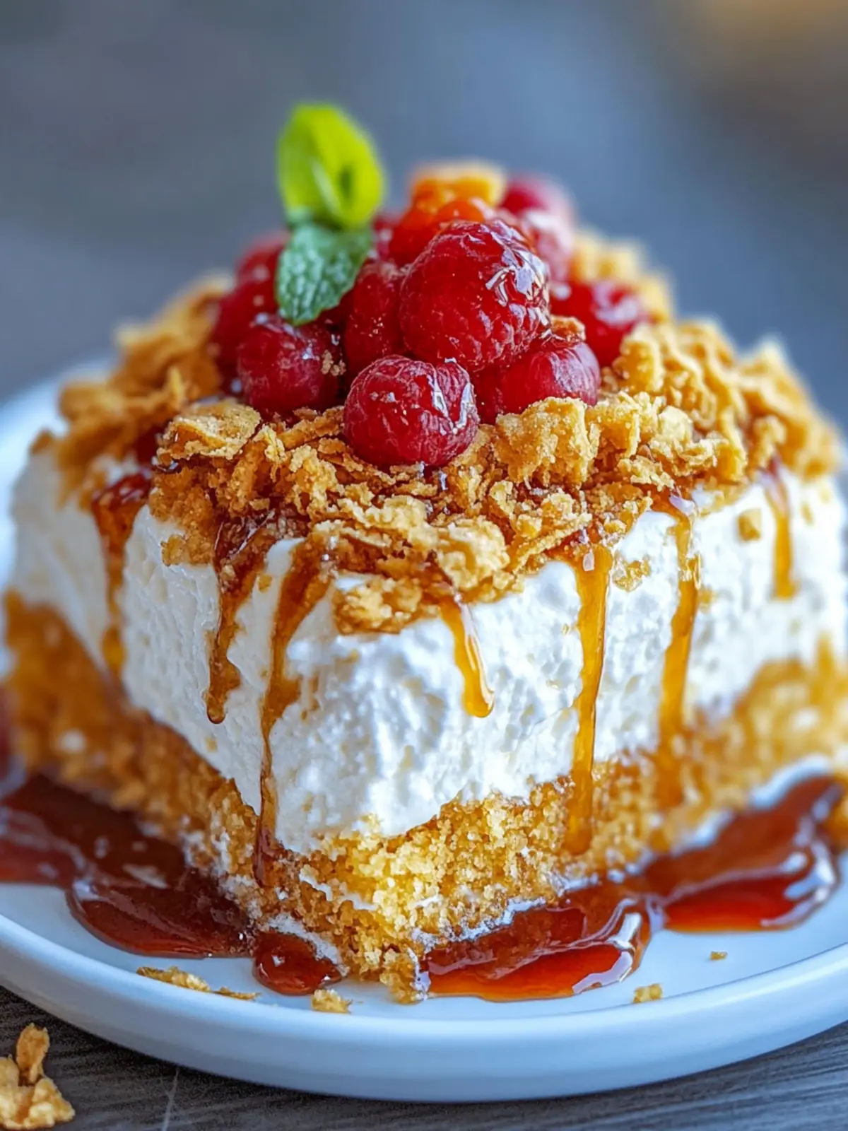 Mexican Fried Ice Cream Cake: A No-Bake Summer Sensation 3 Mexican Fried Ice Cream Cake