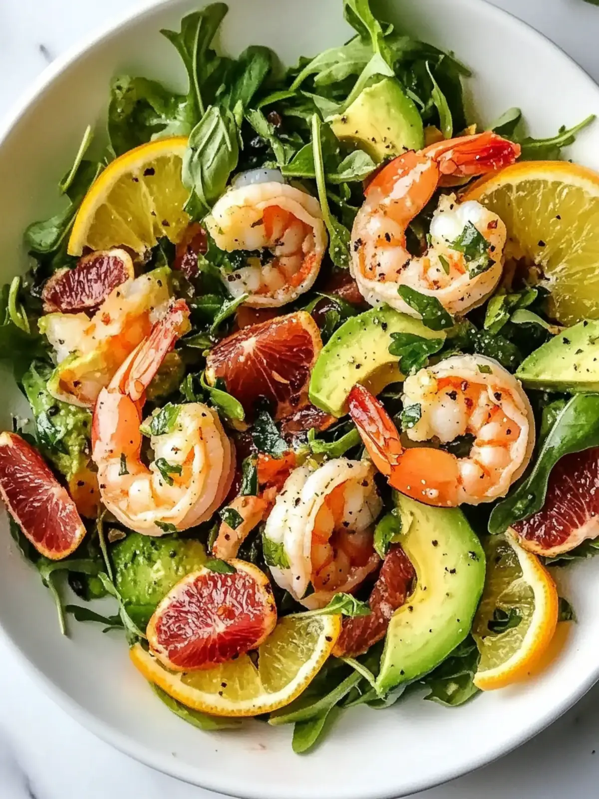 Citrus Shrimp Salad with Avocado: A Zesty, Refreshing Delight 2 Citrus Shrimp Salad with Avocado