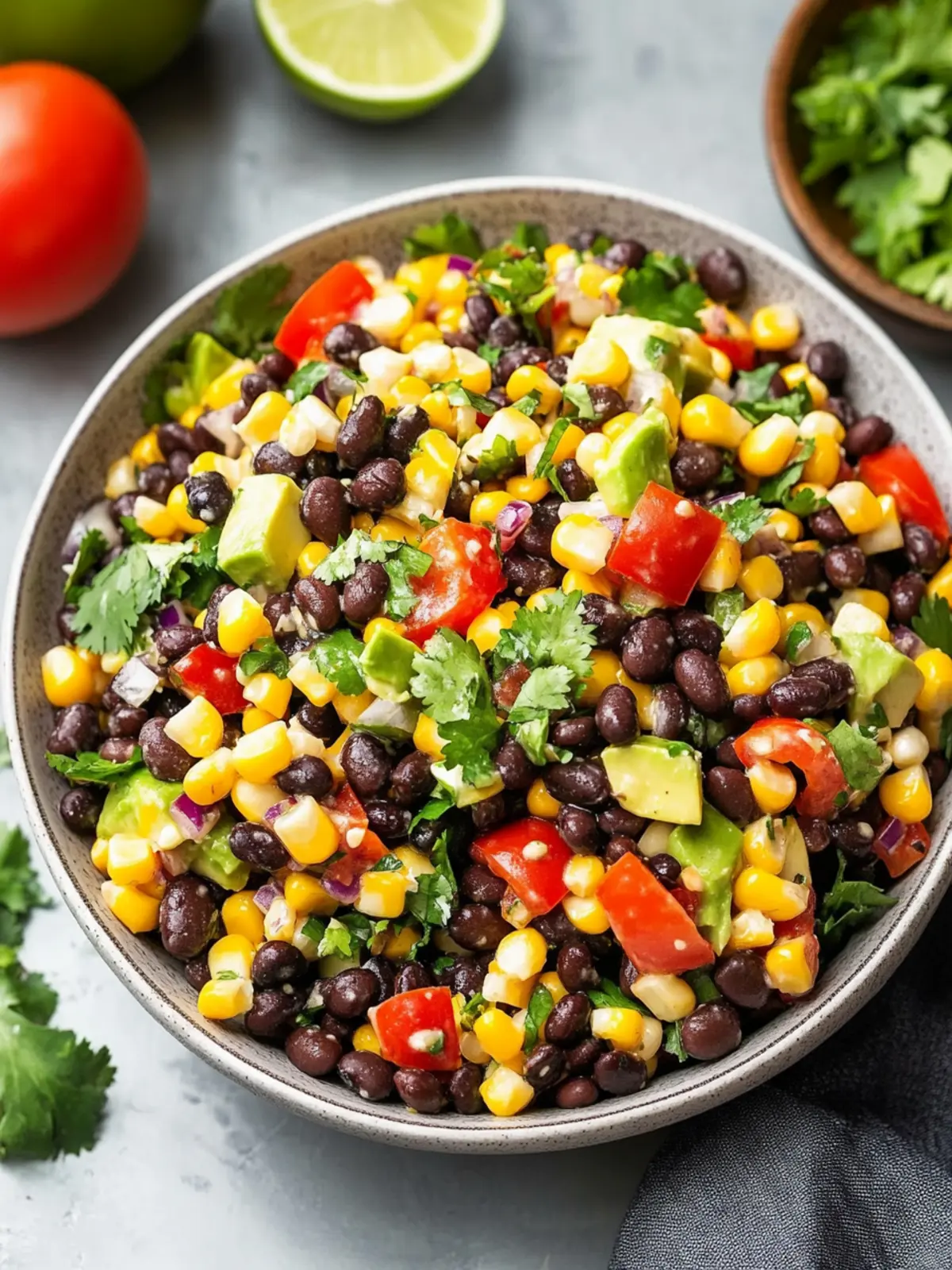 Zesty Black Bean & Corn Salad for Easy Meal Prep Bliss 4 Black Bean & Corn Salad