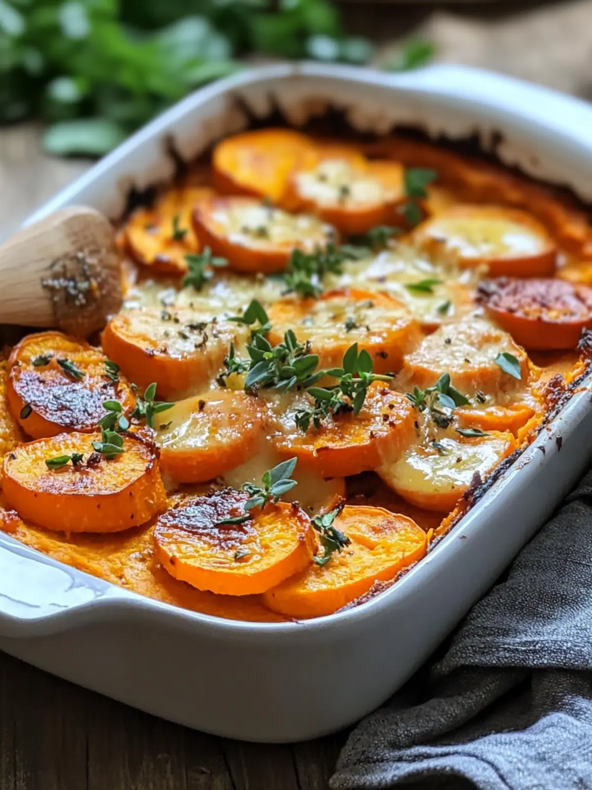 Irresistible Homemade Garlic Butter Sweet Potato Bake Delight 5 Homemade Garlic Butter Sweet Potato Bake