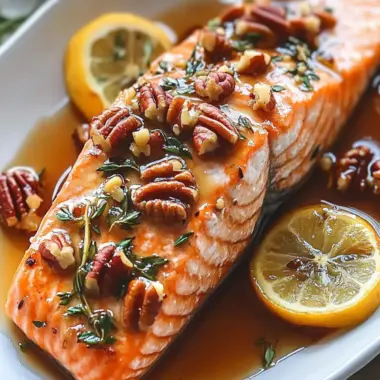 Maple Pecan Glazed Salmon: Effortless Elegance on Your Table 10 Maple Pecan Glazed Salmon