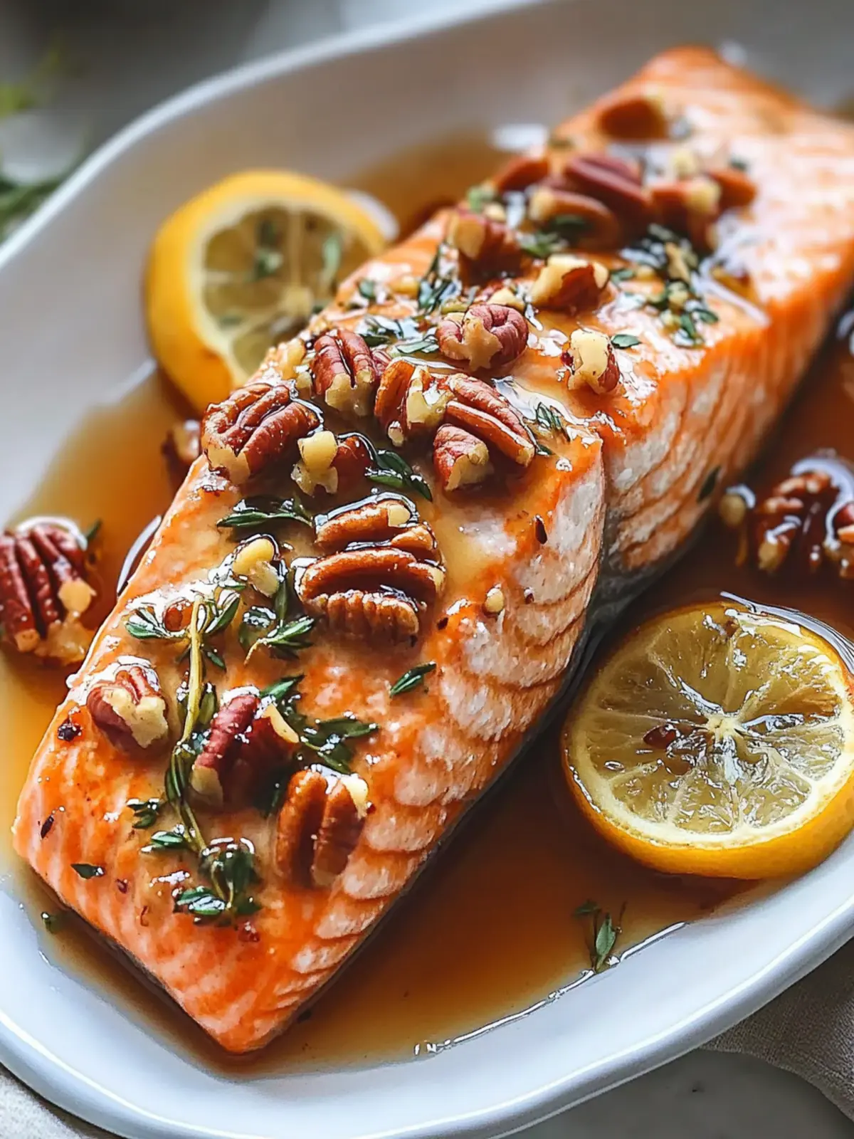 Maple Pecan Glazed Salmon: Effortless Elegance on Your Table 5 Maple Pecan Glazed Salmon