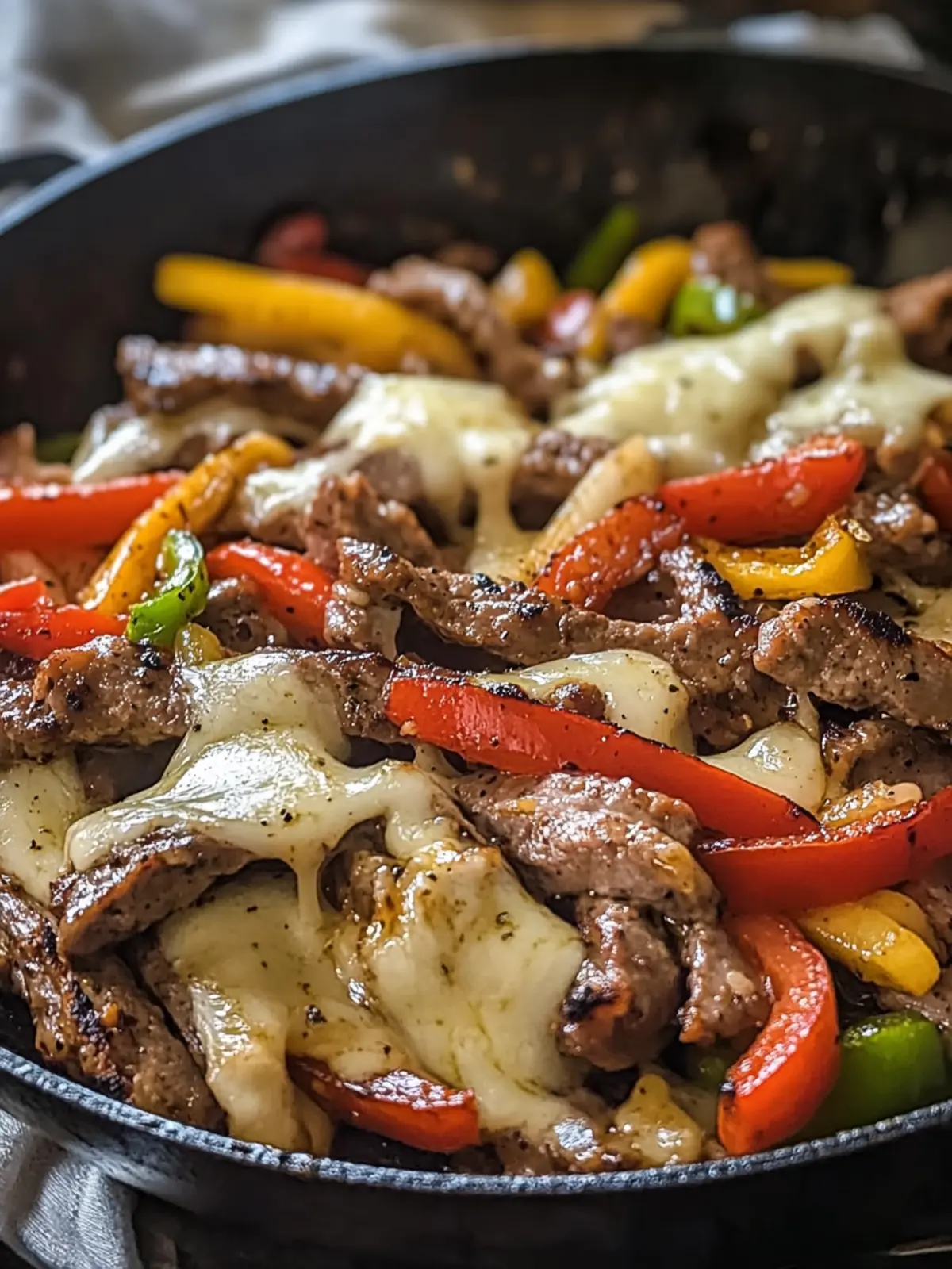 Dairy-Free Philly Cheesesteak Skillet in 30 Minutes 5 Philly Cheesesteak Skillet