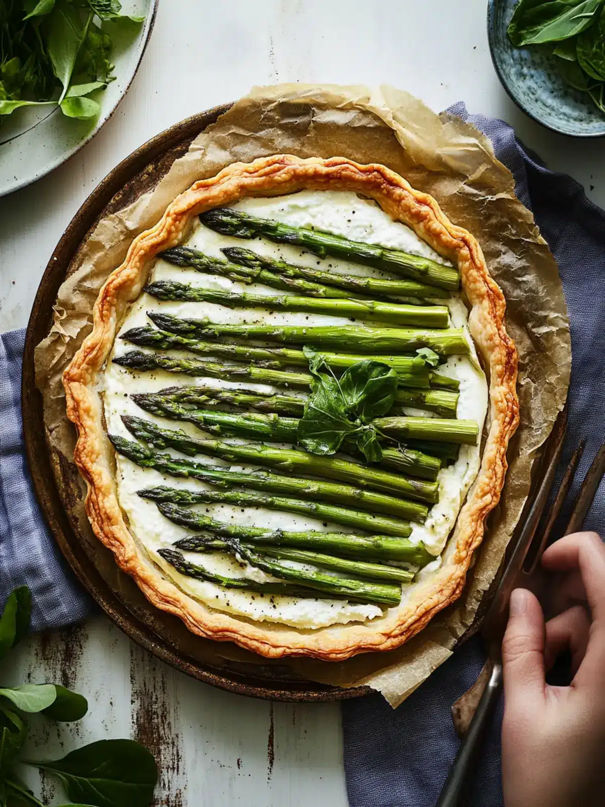 Savory Asparagus and Ricotta Tart for Effortless Elegance 4 Asparagus and Ricotta Tart