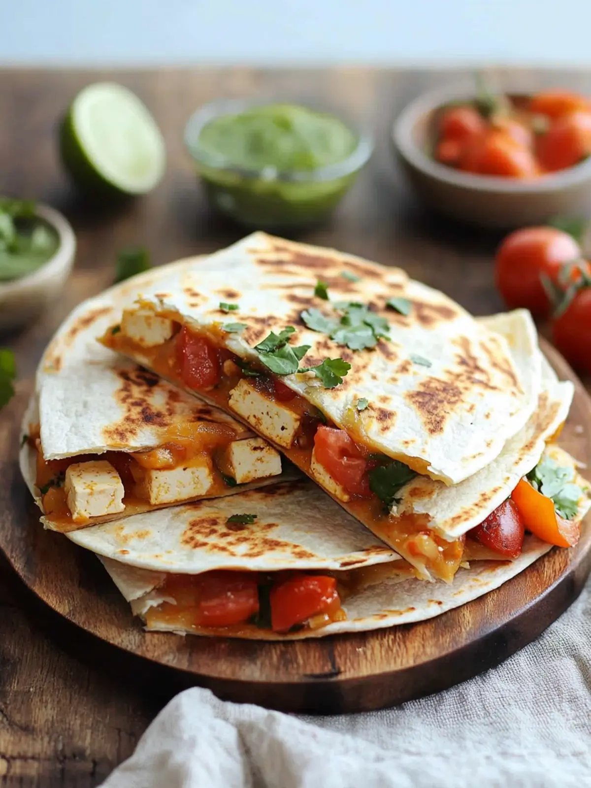 Tofu Quesadilla: Your New Favorite Vegan Comfort Food! 4 Tofu Quesadilla