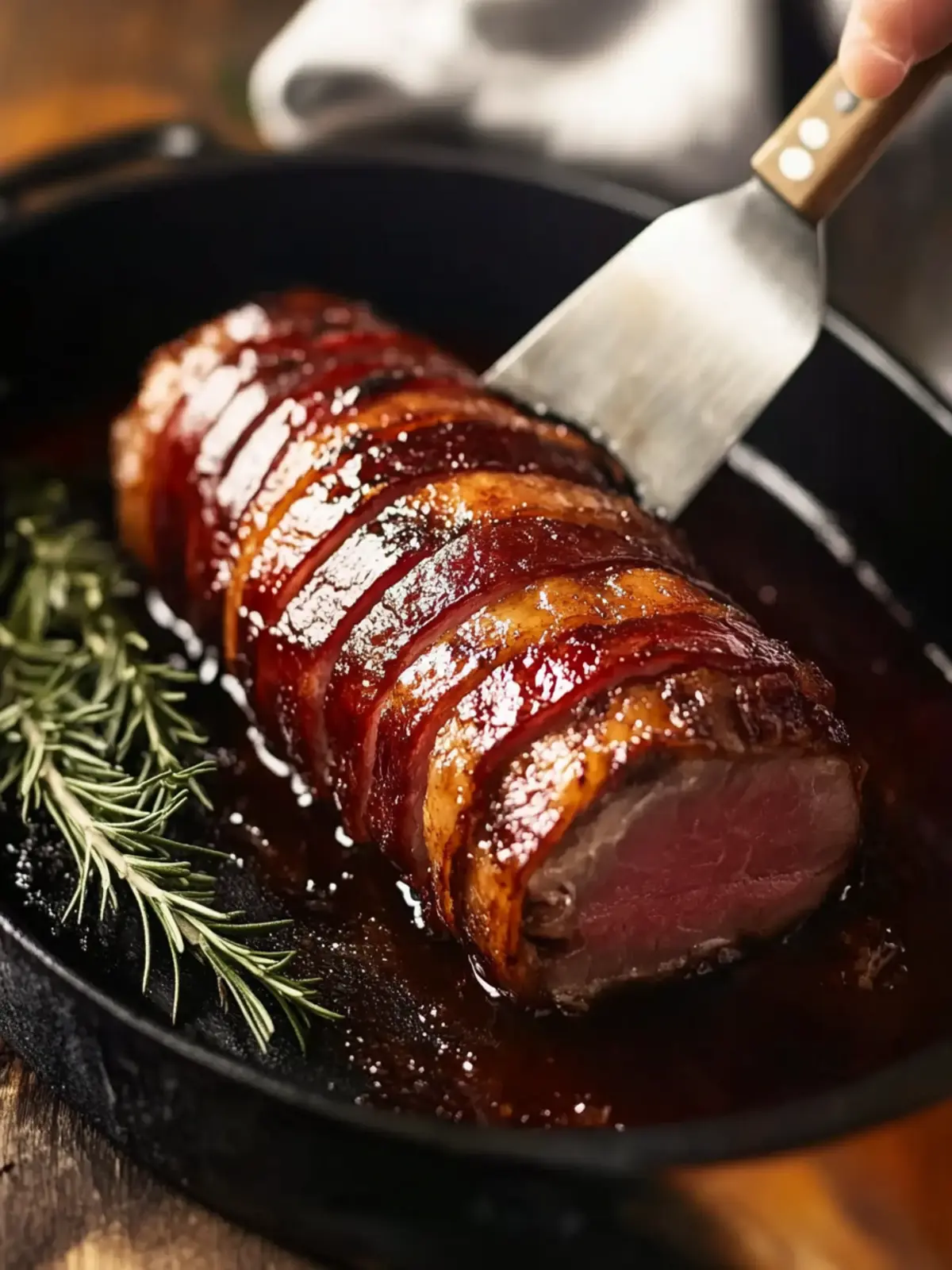 Mouthwatering Bacon-Wrapped Pork Tenderloin in Just 4 Steps 2 Bacon-Wrapped Pork Tenderloin