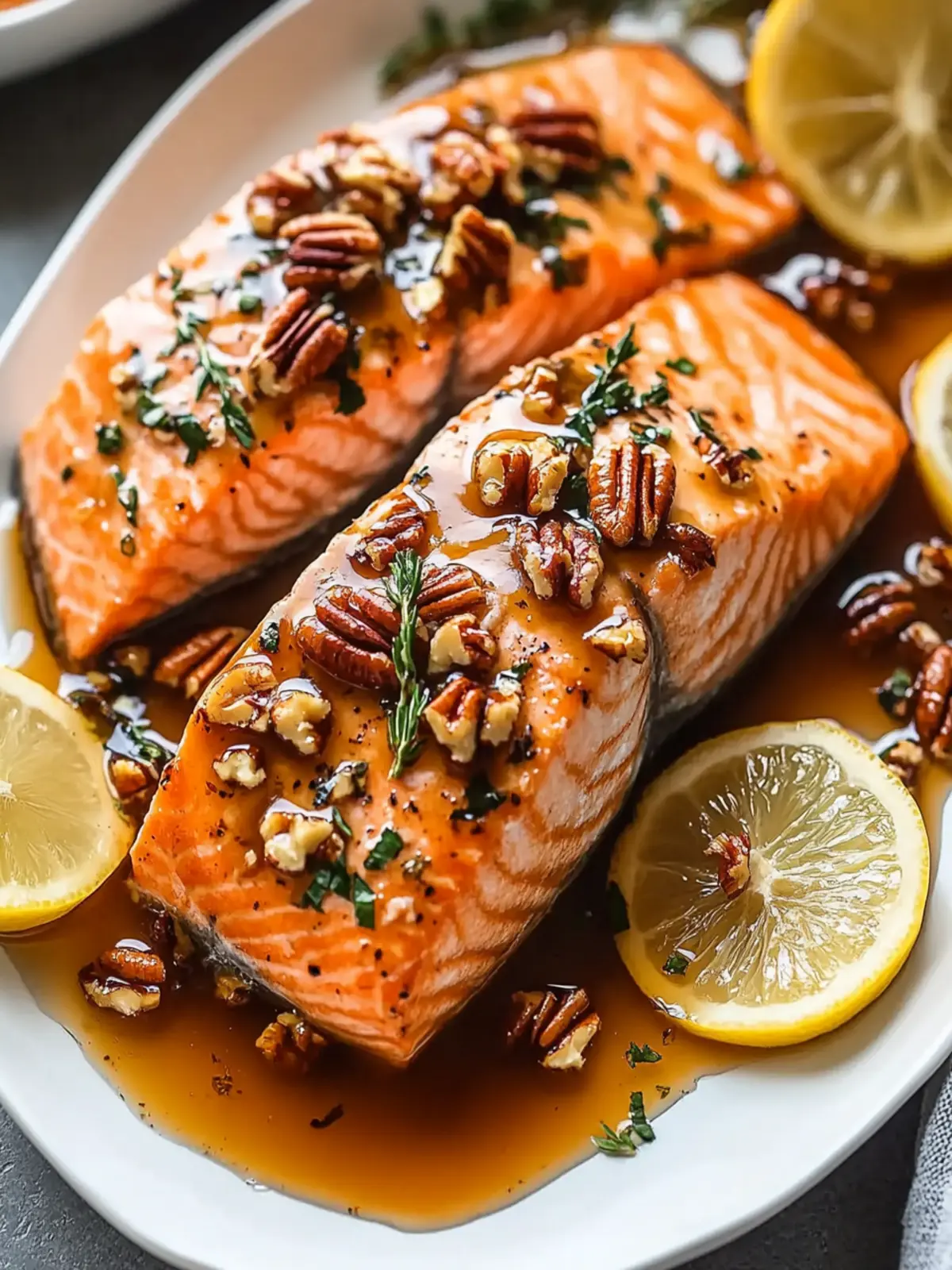 Maple Pecan Glazed Salmon: Effortless Elegance on Your Table 3 Maple Pecan Glazed Salmon