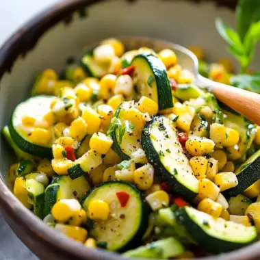 Delicious Corn and Zucchini Sauté in Just 10 Minutes 10 Corn and Zucchini Saute