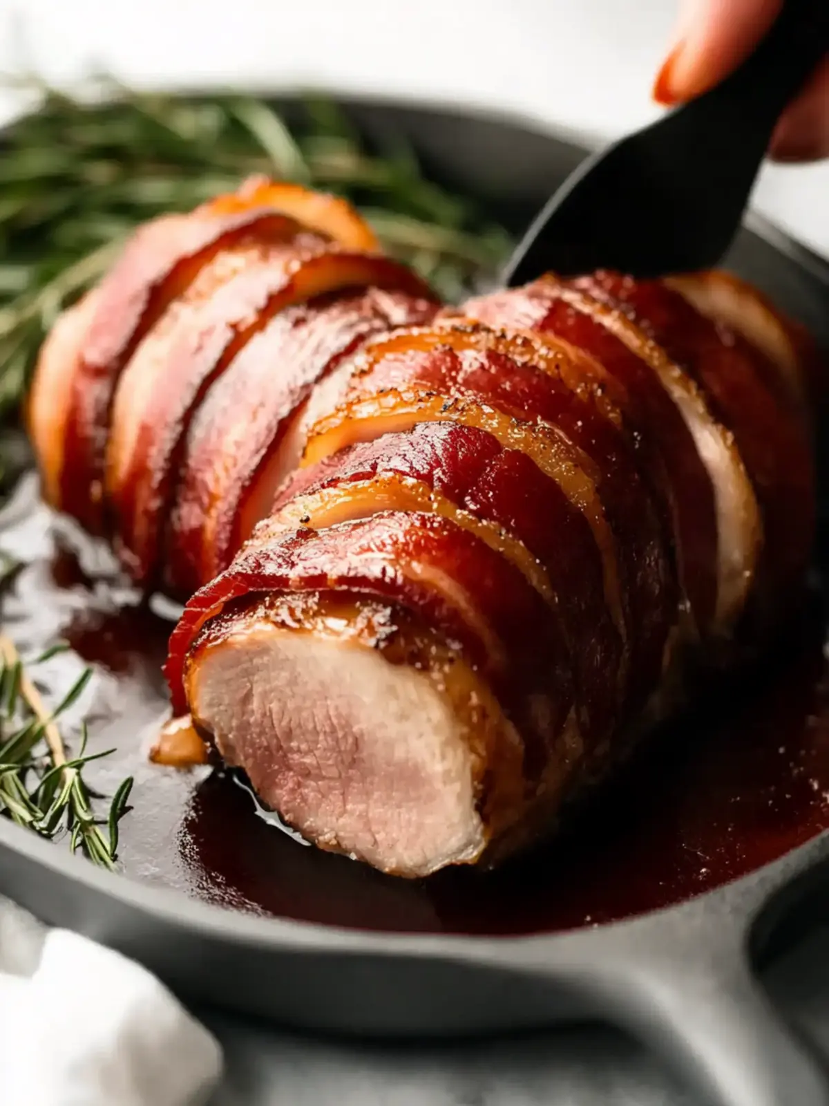 Mouthwatering Bacon-Wrapped Pork Tenderloin in Just 4 Steps 3 Bacon-Wrapped Pork Tenderloin