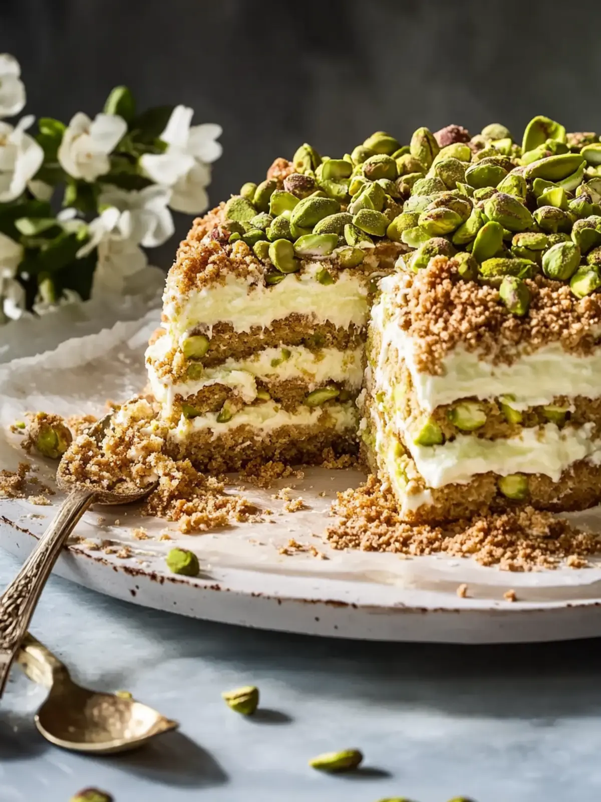 Pistachio Tiramisu: A No-Bake Delight to Impress Your Guests 2 Pistachio Tiramisu