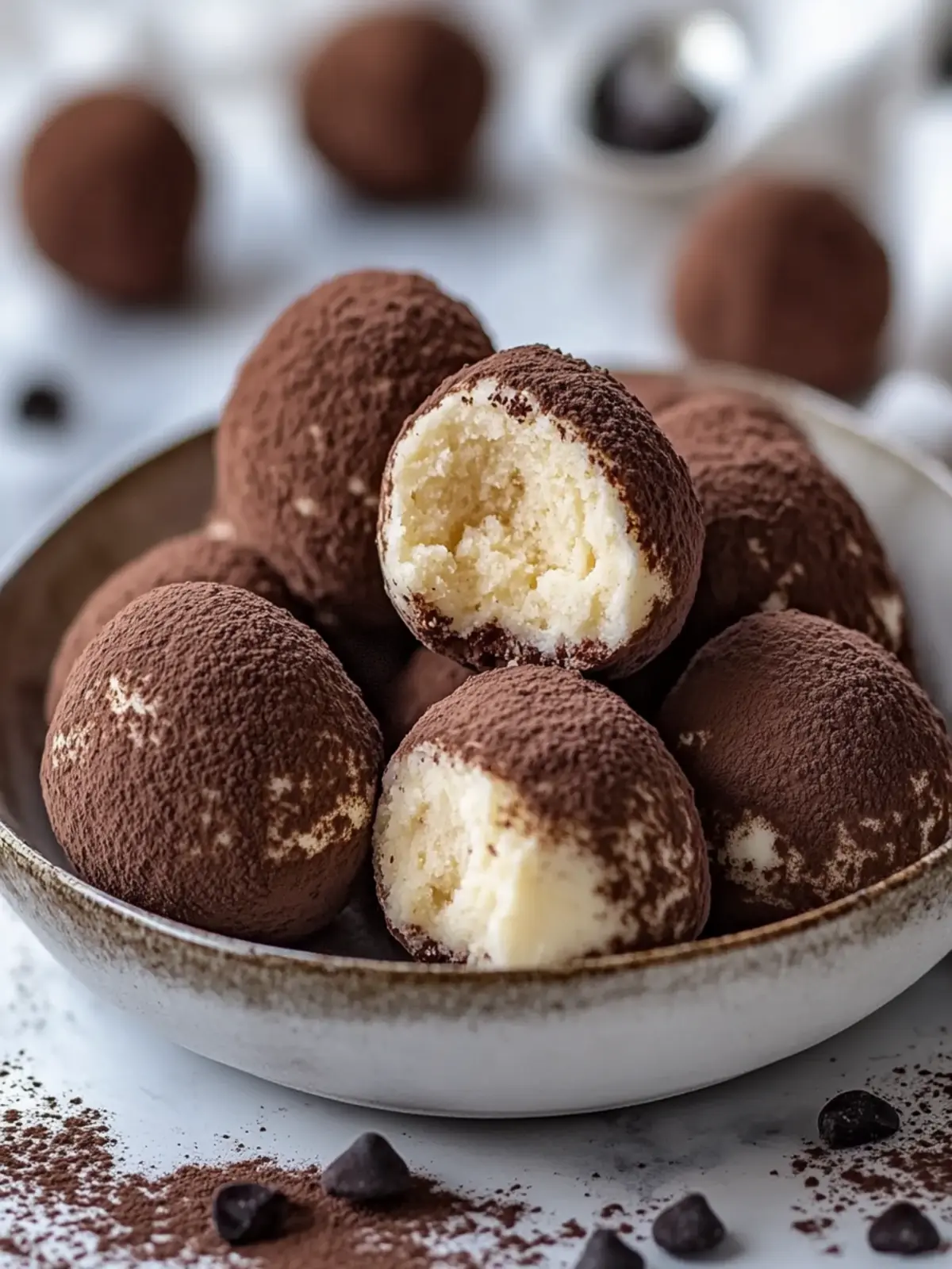 Guilt-Free Tiramisu Balls: Quick, No-Bake Delight! 4 Tiramisu Balls
