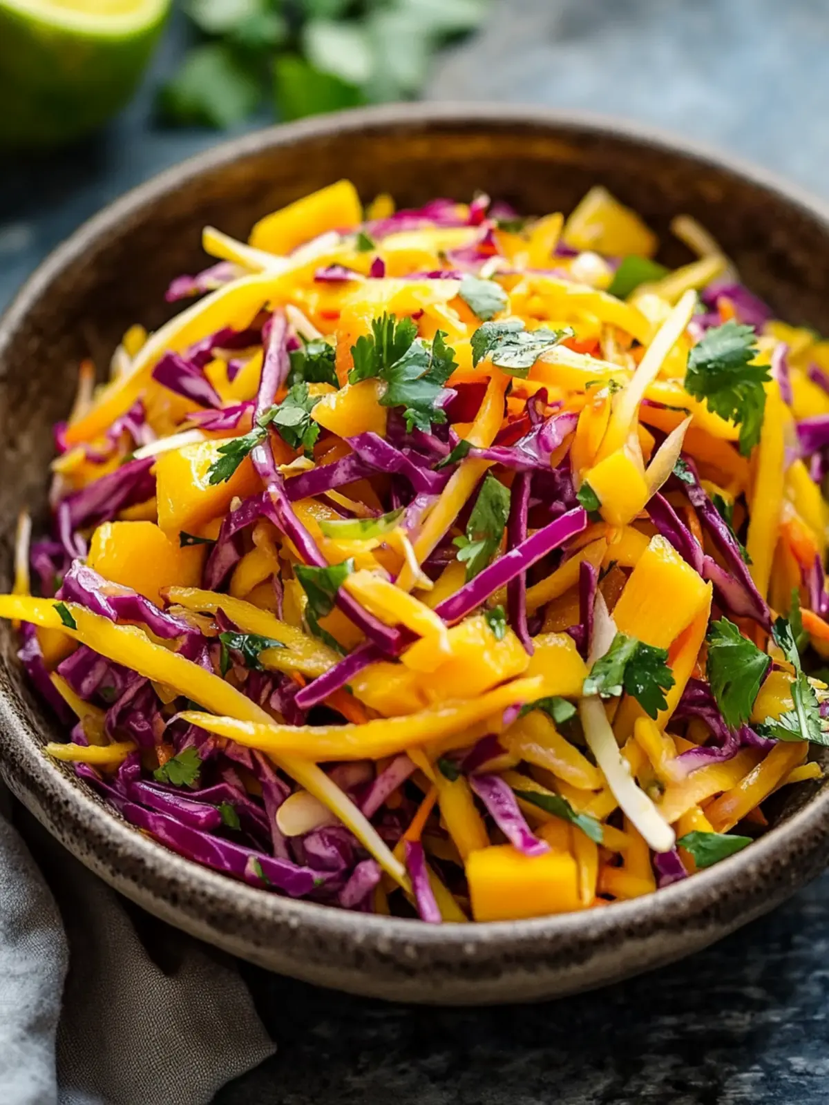 Revitalize Dinner Tonight with Quick And Easy Mango Slaw 2 Quick And Easy Mango Slaw: A Fresh Weeknight Favorite