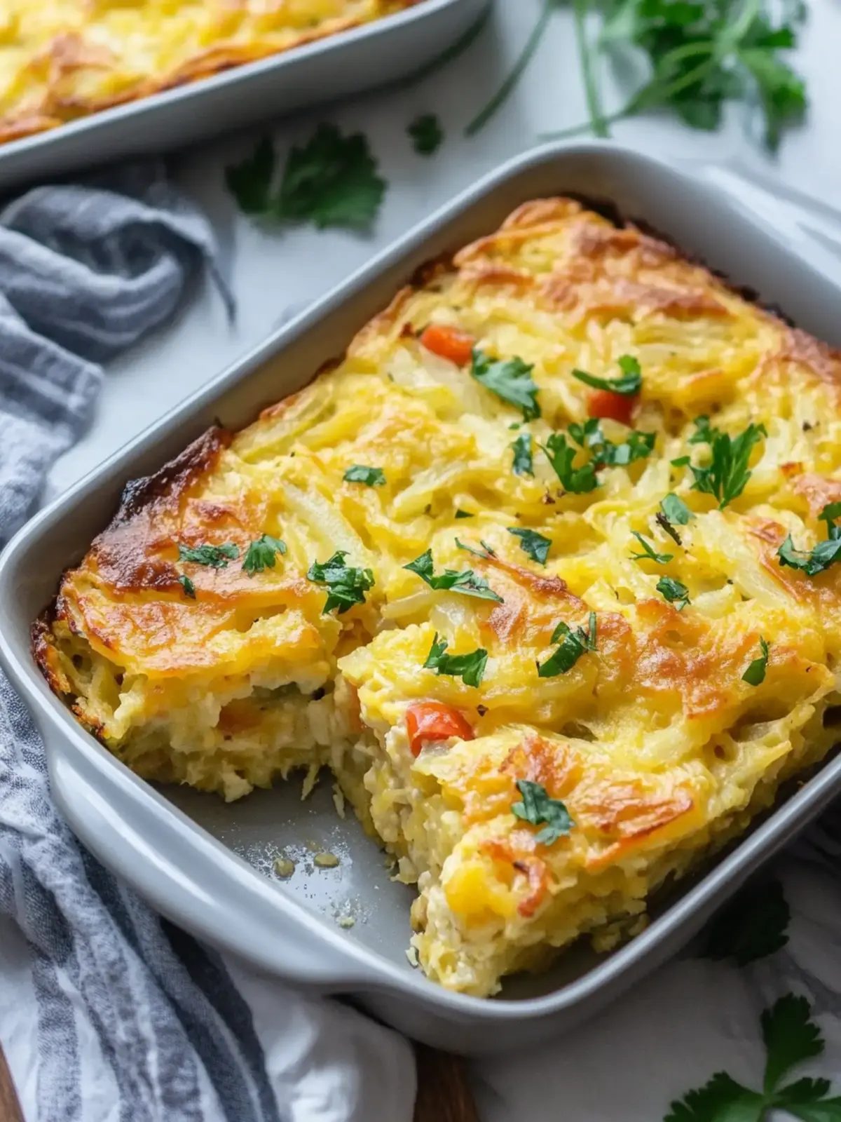Savory Vegan Breakfast Casserole with Hash Browns Delight 2 Vegan Breakfast Casserole with Hash Browns