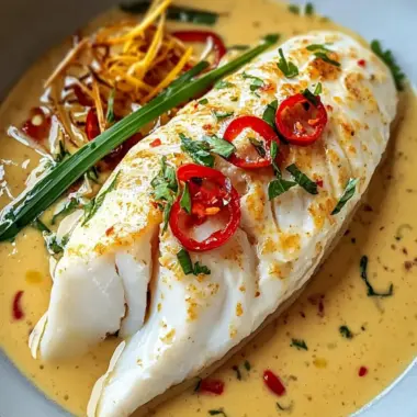 Coconut Lemongrass Poached Fish: Quick & Healthy Dinner Bliss 9 Coconut Lemongrass Poached Fish