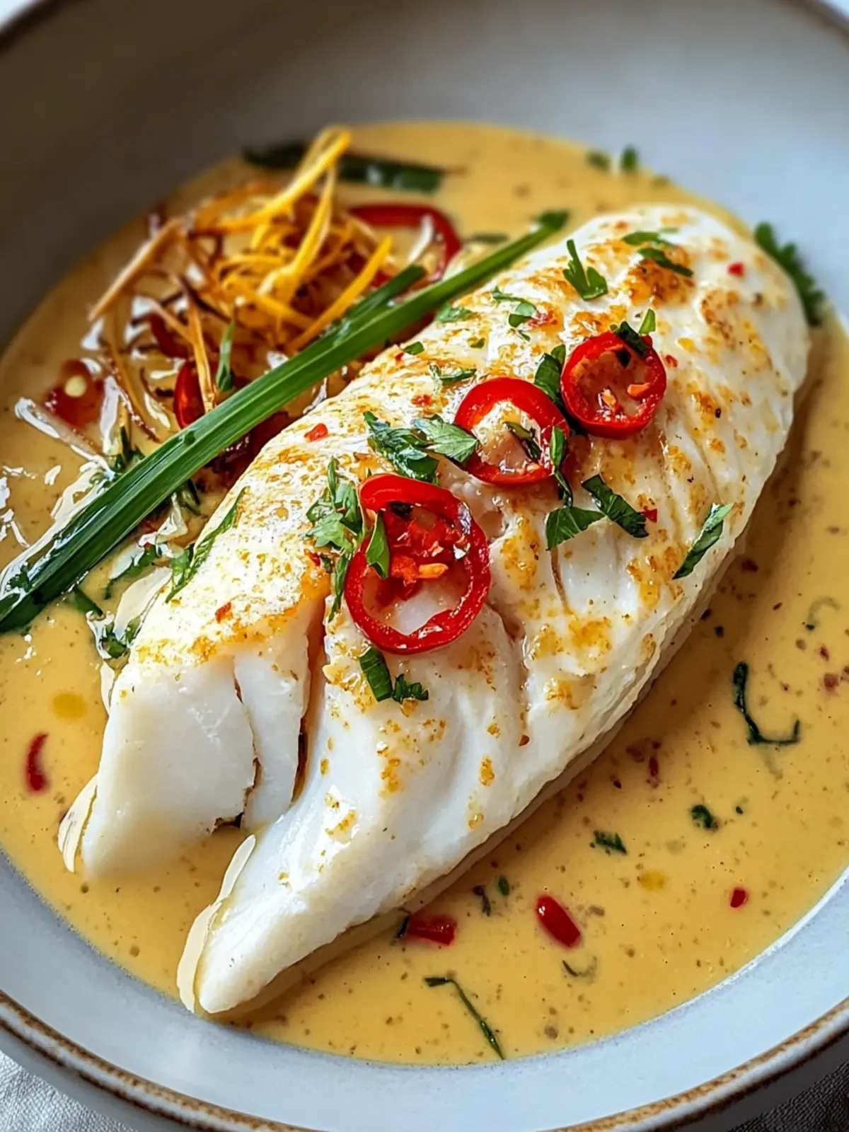 Coconut Lemongrass Poached Fish: Quick & Healthy Dinner Bliss 5 Coconut Lemongrass Poached Fish